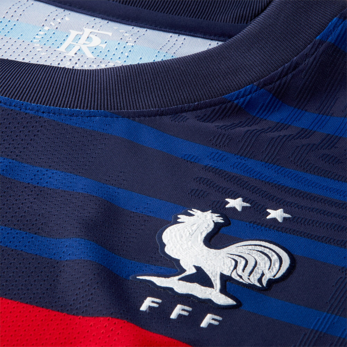 France Home Vapor Match Shirt 2020-21 - Kit Captain