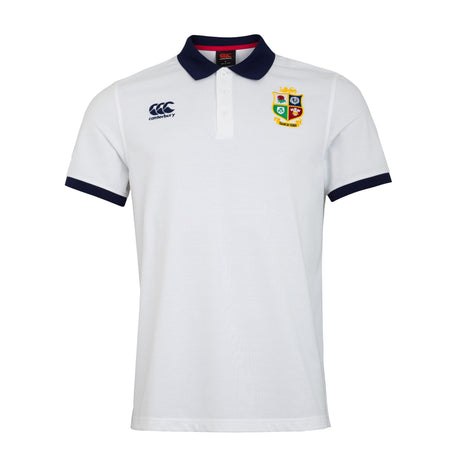 British & Irish Lions Home Nations Polo Shirt - White - Mens - Kit Captain