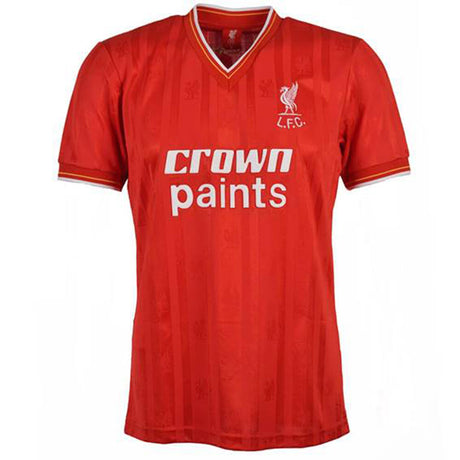 Liverpool 1986 Home Crown Paints - Kit Captain