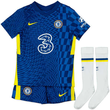 Chelsea Home Stadium Kit 2021-22 - Little Kids - Kit Captain