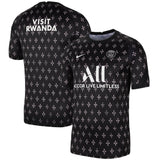 Paris Saint-Germain Training Top - Short Sleeve - Black - Kit Captain