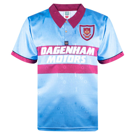 West Ham United 1995 Centenary Away Shirt - Sky Blue - Mens