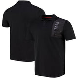 AC Milan Wordmark Polo Shirt - Black - Mens - Kit Captain