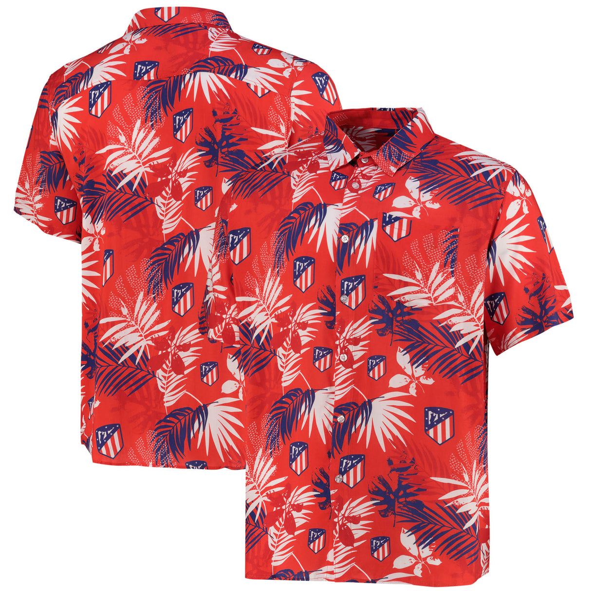 Atlético de Madrid Hawaiian Shirt - Red - Mens - Kit Captain