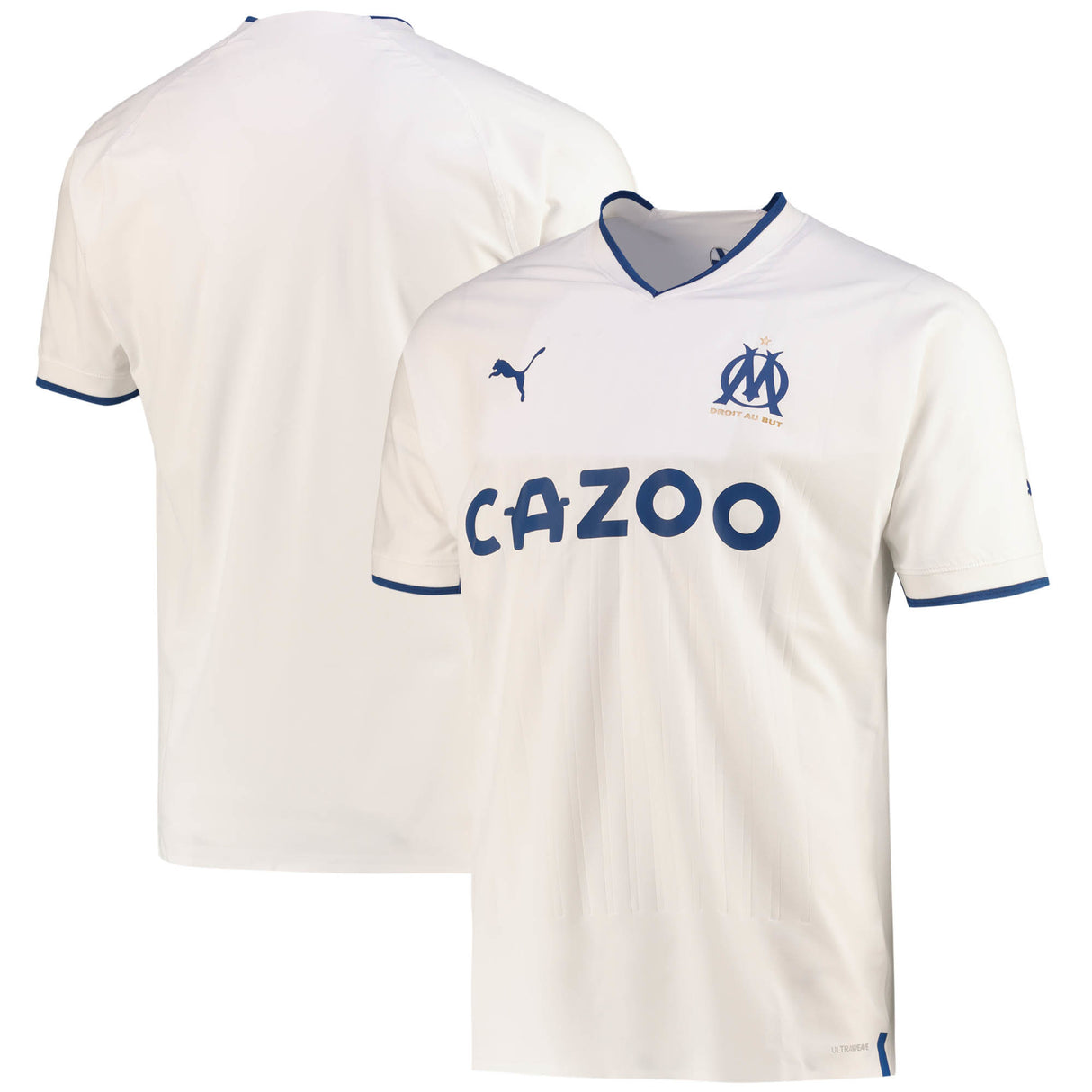 Olympique de Marseille Home Authentic Shirt 2022-23 - Kit Captain