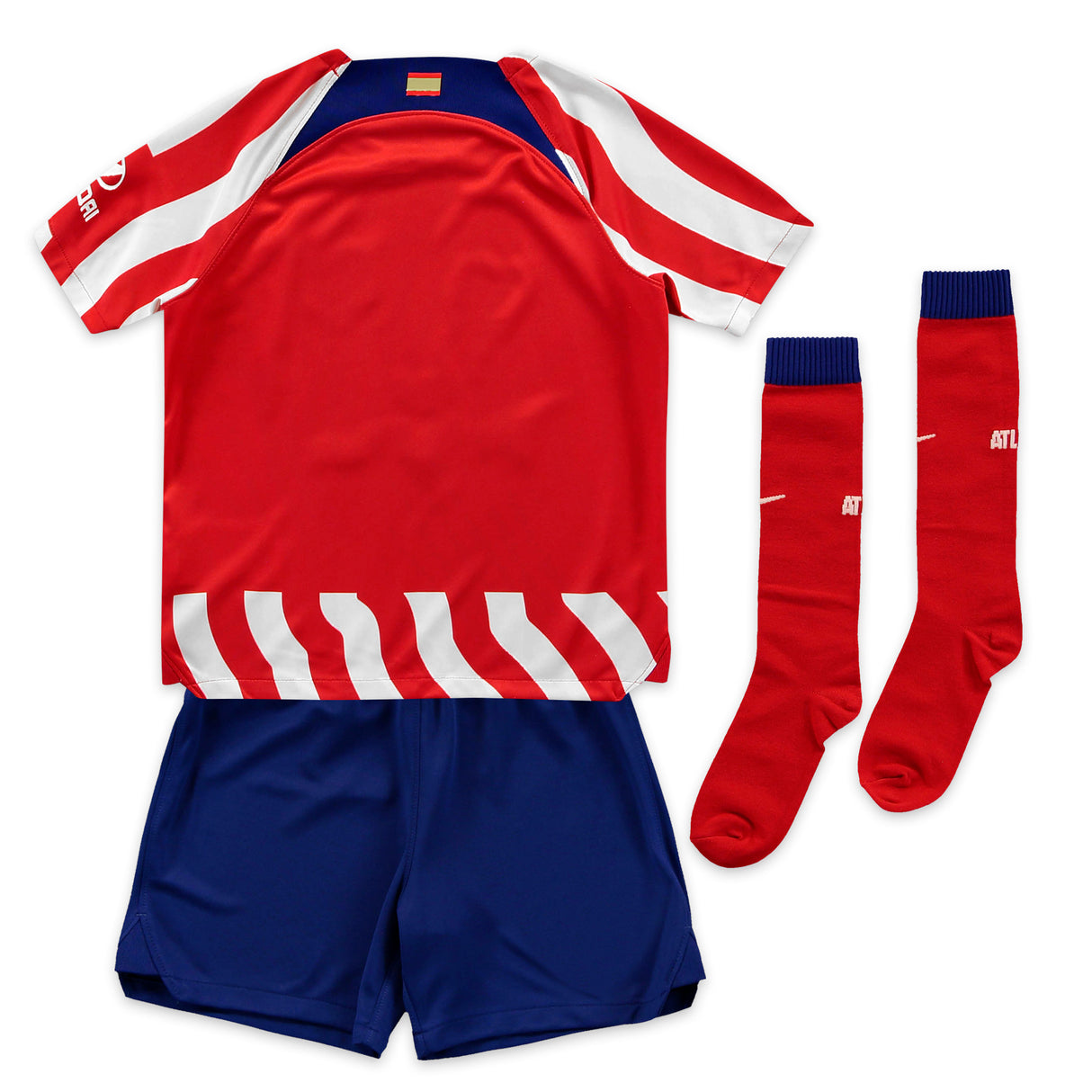 Atlético de Madrid Home Stadium Kit 2022-23 - Little Kids - Kit Captain