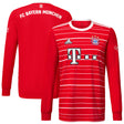 FC Bayern Home Shirt 2022-23 - Kids - Long Sleeve - Kit Captain