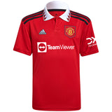 Manchester United Home Shirt 2022-23 - Kids - Kit Captain