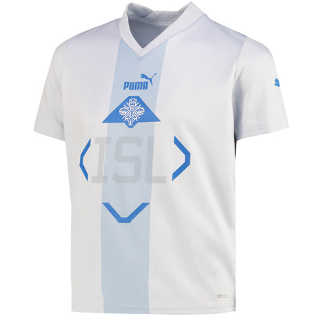 Iceland Away Shirt 2022 - Kids - Kit Captain