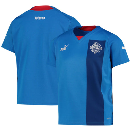Iceland Home Shirt 2022 - Kids - Kit Captain