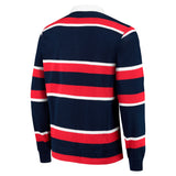 England Rugby Iconic Striped Rugby Shirt - Navy - Kit Captain