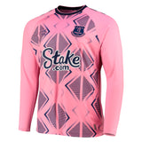 Everton Away Shirt 2022-23 - Long Sleeve - Kit Captain