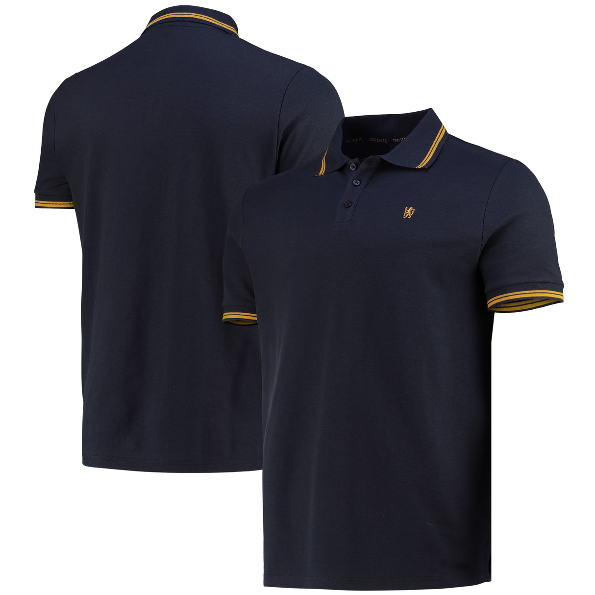 Chelsea Heritage Tipped Pique Polo - Navy - Mens - Kit Captain