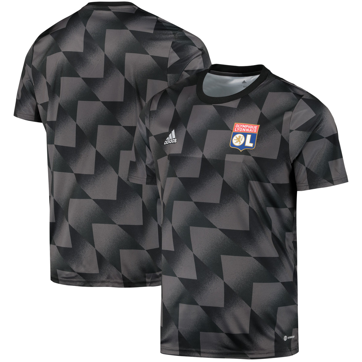 Olympique Lyon Pre Match Top - Grey - Kit Captain