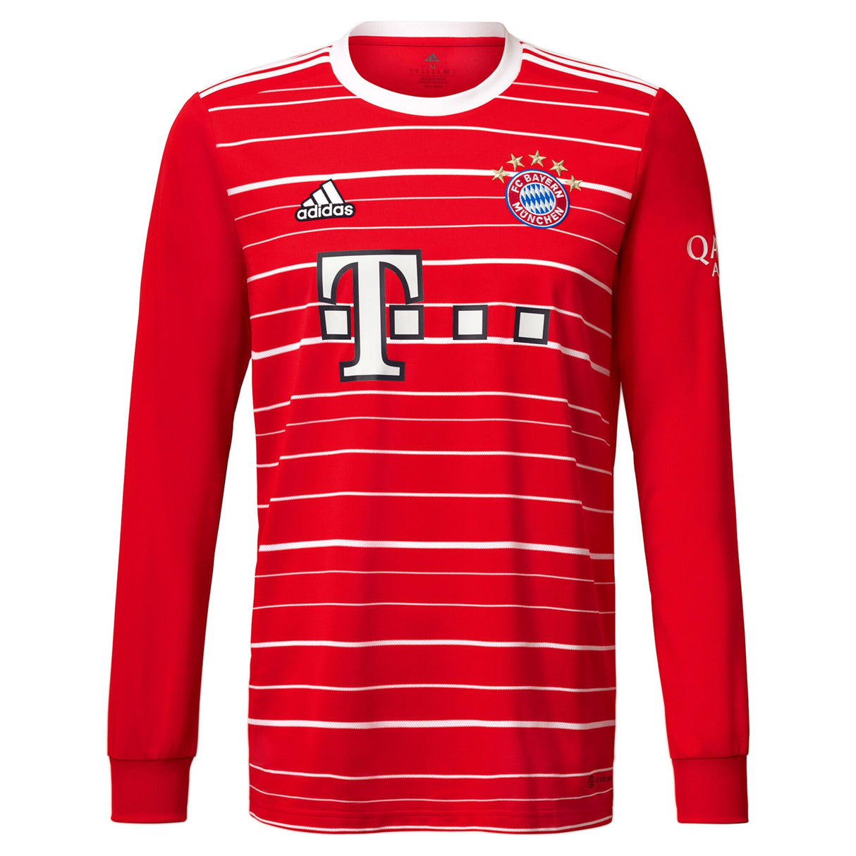 FC Bayern Home Shirt 2022-23 - Kids - Long Sleeve with Sarr 20 printing - Kit Captain