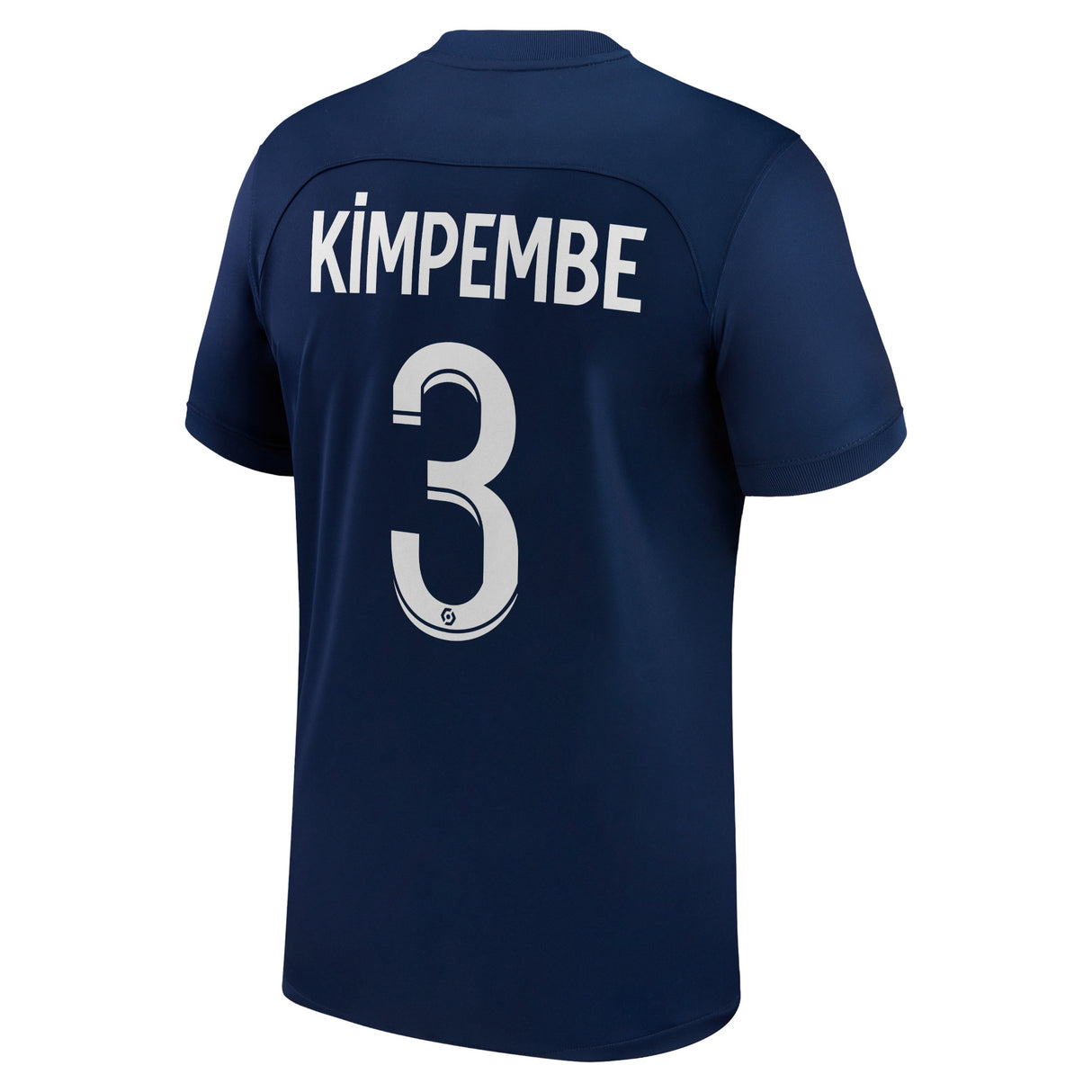 Paris Saint-Germain Home Stadium Shirt 2022-23 with Kimpembe 3 printing - Kit Captain