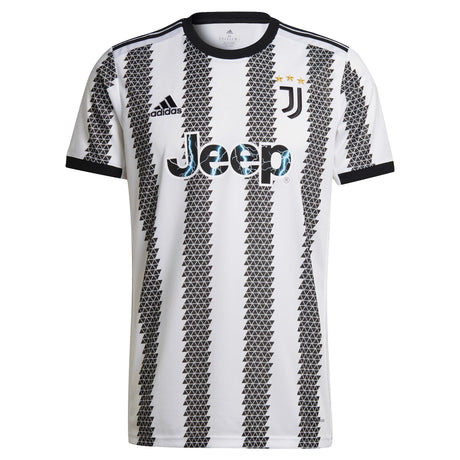 Juventus Home Shirt 2022-23 - Kids with Bonucci 19 printing - Kit Captain