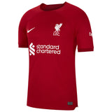 Liverpool Home Stadium Shirt 2022-23 with Diogo J. 20 printing - Kit Captain