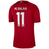 Liverpool Home Stadium Shirt 2022-23 with M.Salah 11 printing - Kit Captain