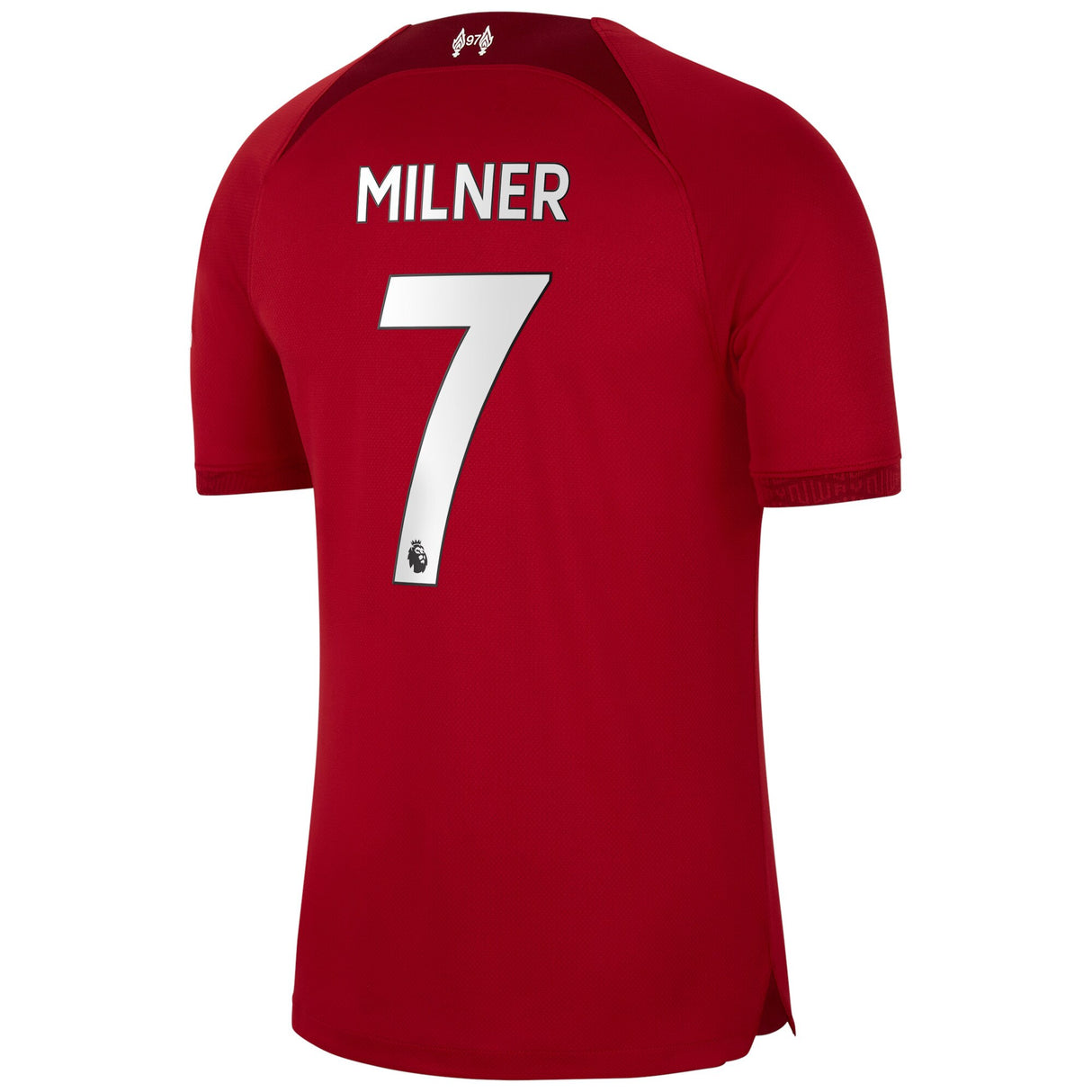 Liverpool Home Stadium Shirt 2022-23 with Milner 7 printing - Kit Captain