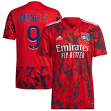 Olympique Lyon Away Shirt 2022-23 - Kids with Dembélé 9 printing