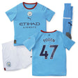 Manchester City Home Minikit 2022-23 with Foden 47 printing - Kit Captain