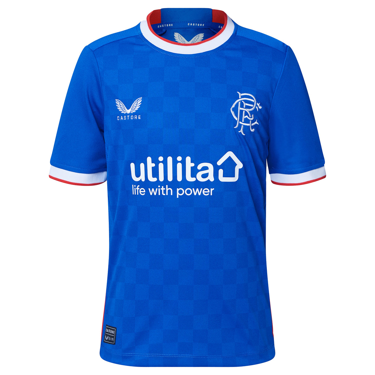 Glasgow Rangers Home Shirt 2022-23 - Kids - Kit Captain