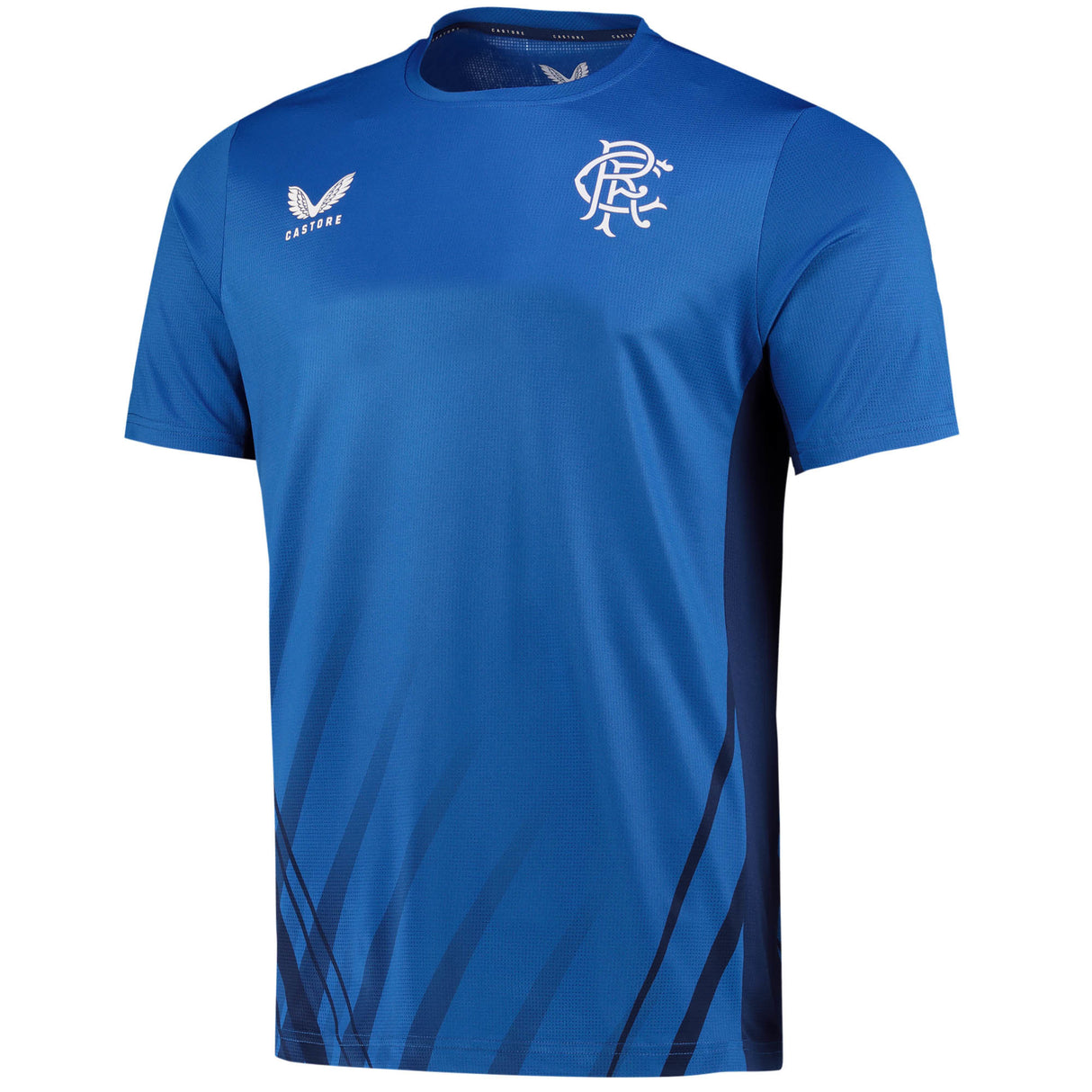 Glasgow Rangers Players Training T-Shirt - Blue - Kit Captain