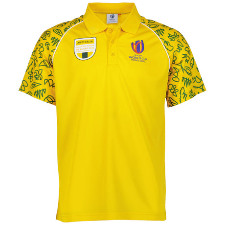 Rugby World Cup 2023 Australia Polo - Gold - Kit Captain