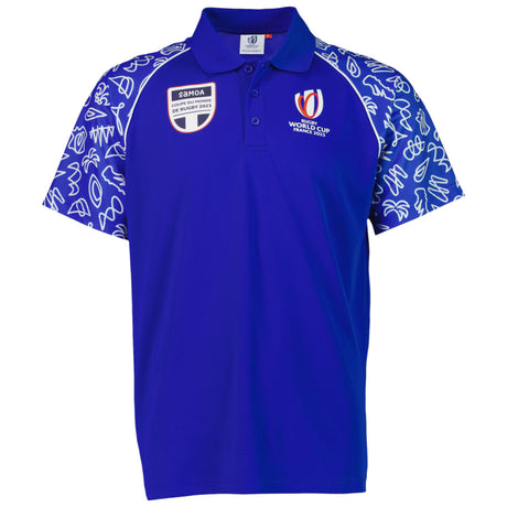 Rugby World Cup 2023 Samoa Polo - Royal Blue - Kit Captain