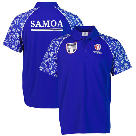 Rugby World Cup 2023 Samoa Polo - Royal Blue - Kit Captain