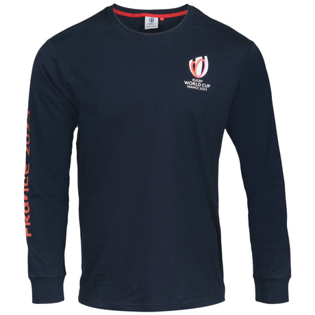 Rugby World Cup 2023 Map Long Sleeve Top - Navy - Kit Captain