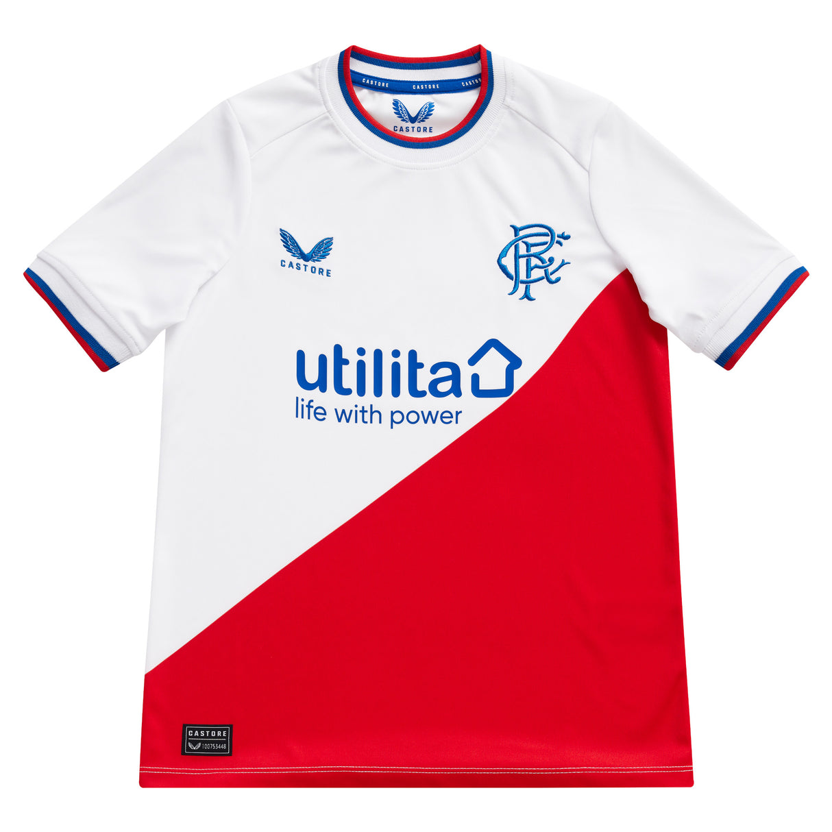 Glasgow Rangers Away Shirt 2022-23 - Kids with Roofe 25 printing - Kit Captain