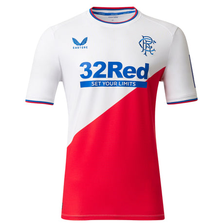 Glasgow Rangers Away Shirt 2022-23 with Kent 14 printing - Kit Captain