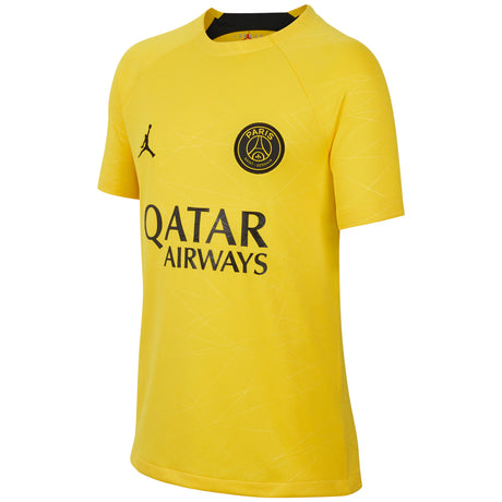 Paris Saint-Germain x Jordan Pre-Match Top - Yellow - Kids - Kit Captain