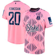 Everton WSL Away Shirt 2022-23 with Finnigan 20 printing - Kit Captain