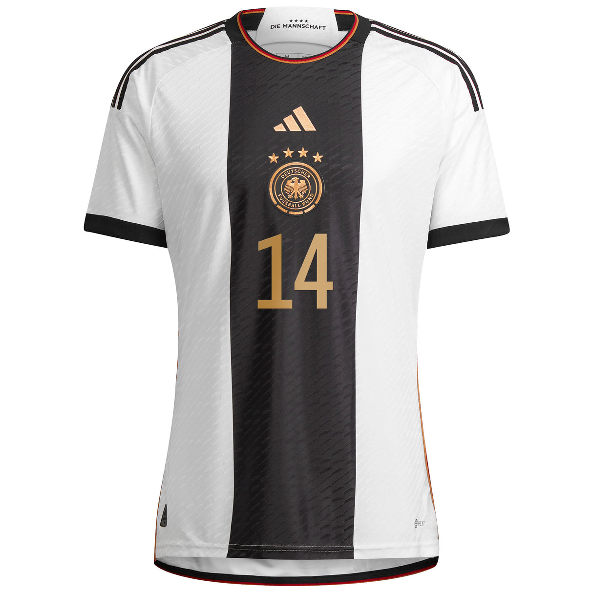 Germany Home Authentic Shirt with Musiala 14 printing - Kit Captain
