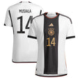 Germany Home Authentic Shirt with Musiala 14 printing - Kit Captain