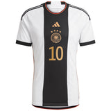 Germany Home Shirt with Gnabry 10 printing - Kit Captain