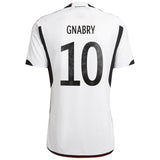 Germany Home Shirt with Gnabry 10 printing - Kit Captain