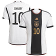 Germany Home Shirt with Gnabry 10 printing - Kit Captain