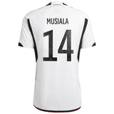 Germany Home Shirt with Musiala 14 printing - Kit Captain