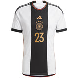 Germany Home Shirt with Schlotterbeck 23 printing - Kit Captain