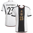 Germany Home Shirt with Schlotterbeck 23 printing - Kit Captain