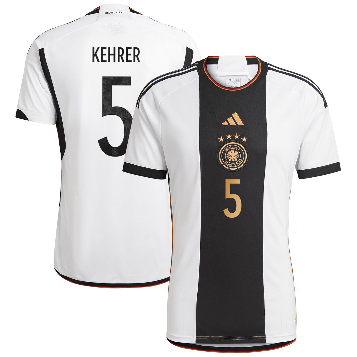 Germany Home Shirt with Kehrer 5 printing - Kit Captain