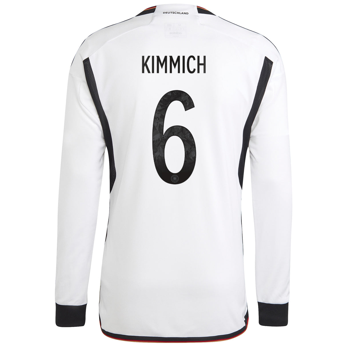 Germany Home Shirt - Long Sleeve with Kimmich 6 printing - Kit Captain