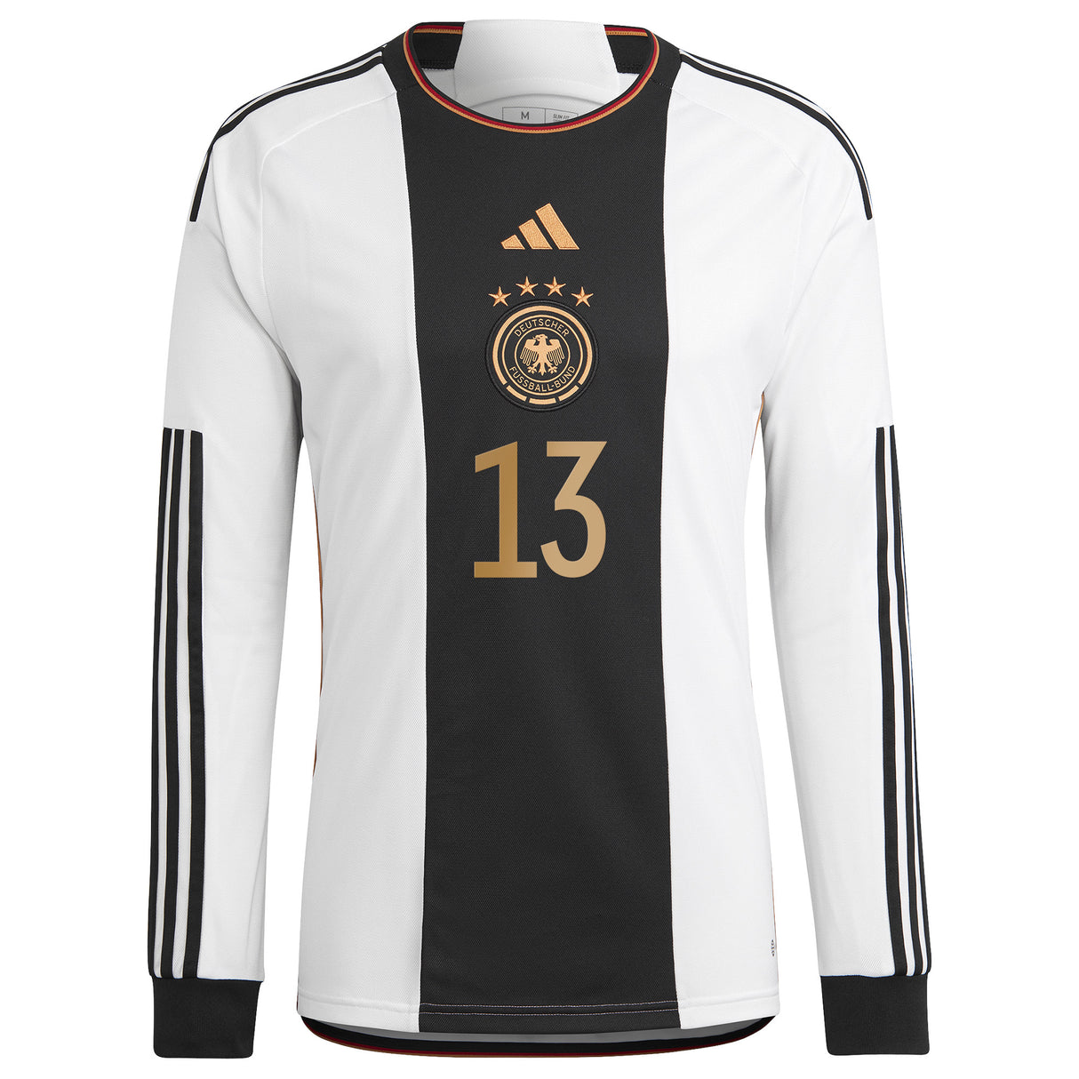 Germany Home Shirt - Long Sleeve with Müller 13 printing - Kit Captain