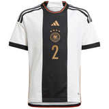 Germany Home Shirt - Kids with Rüdiger 2 printing - Kit Captain