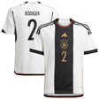 Germany Home Shirt - Kids with Rüdiger 2 printing - Kit Captain