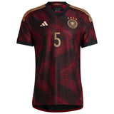 Germany Away Authentic Shirt with Kehrer 5 printing - Kit Captain